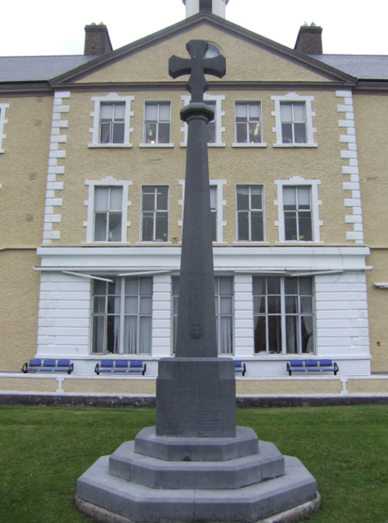 Corporal King's Name on the War Memorial outside St. Mary's Hospital, Dublin