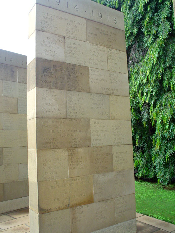 Face 4 of the Kirkee 1914-1918 Memorial