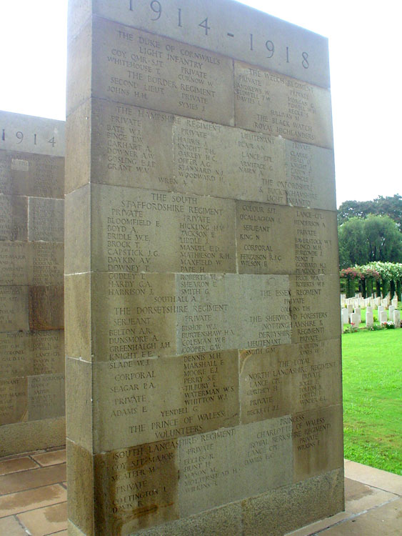 Face 4 of the Kirkee 1914-1918 Memorial