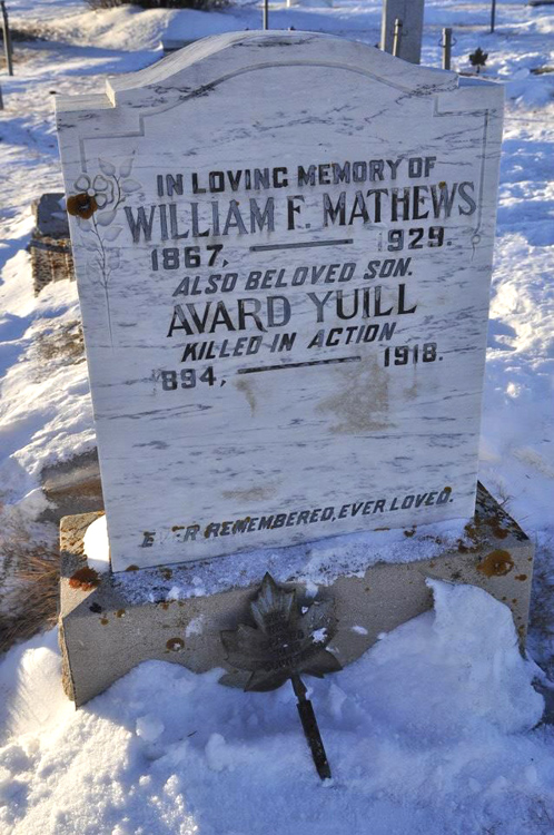 The Craik Family Headstone in Craik Cemetery, Saskatchewan (Canada).