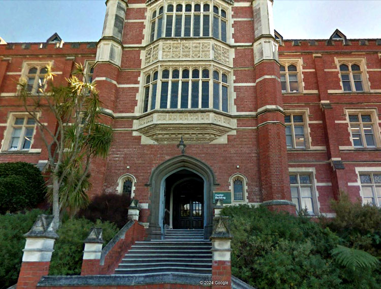 The Entrance to the Hunter Building, Victoria University (Wellington, New Zealand)

