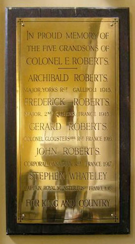 The Memorial in Christ Church Cathedral, Waterford